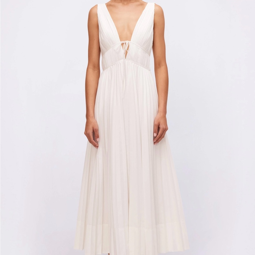 New w/ Tags Simkhai Stephanie White Sleeveless Dress Size 4